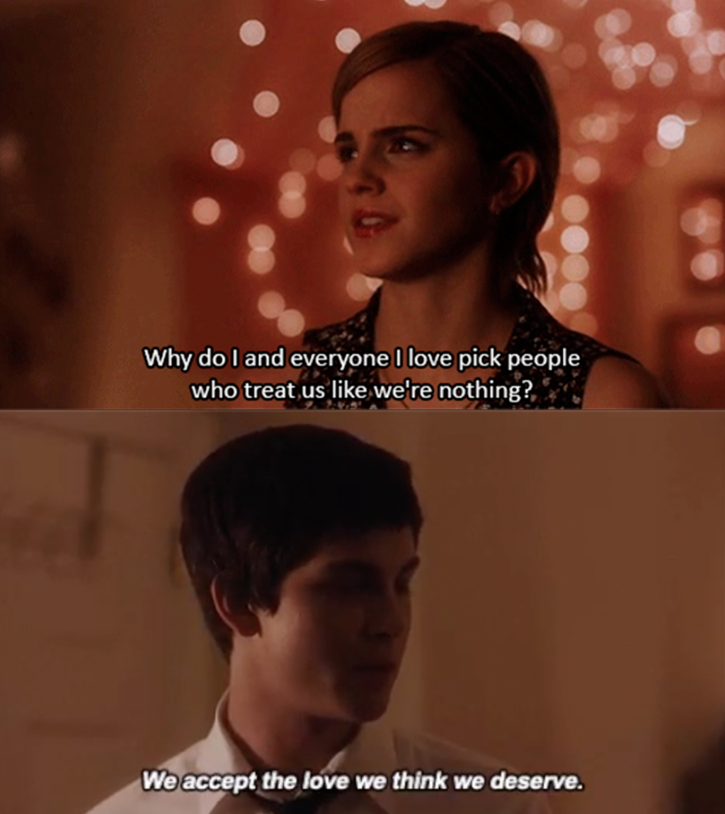 The Perks of Being a Wallflower - We Accept The Love We Think We Deserve