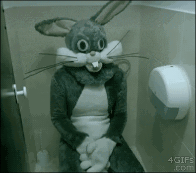 Creepy Rabbit Gif