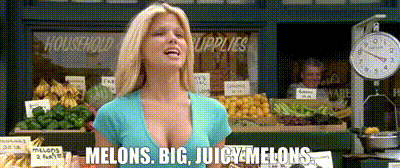 juicy melons gif meme