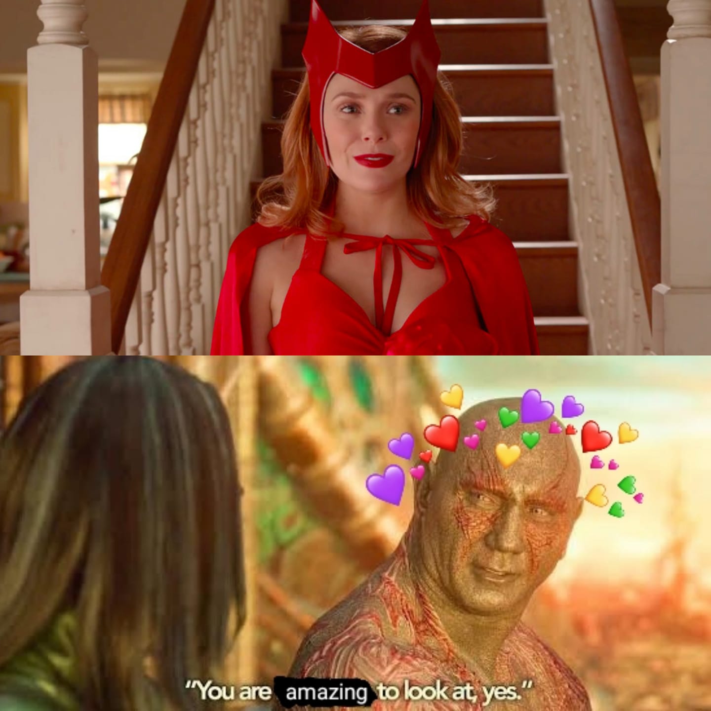 Scarlet Witch WandaVision Meme drax
