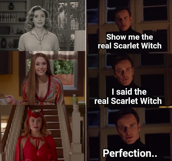 Scarlet Witch WandaVision Meme perfection