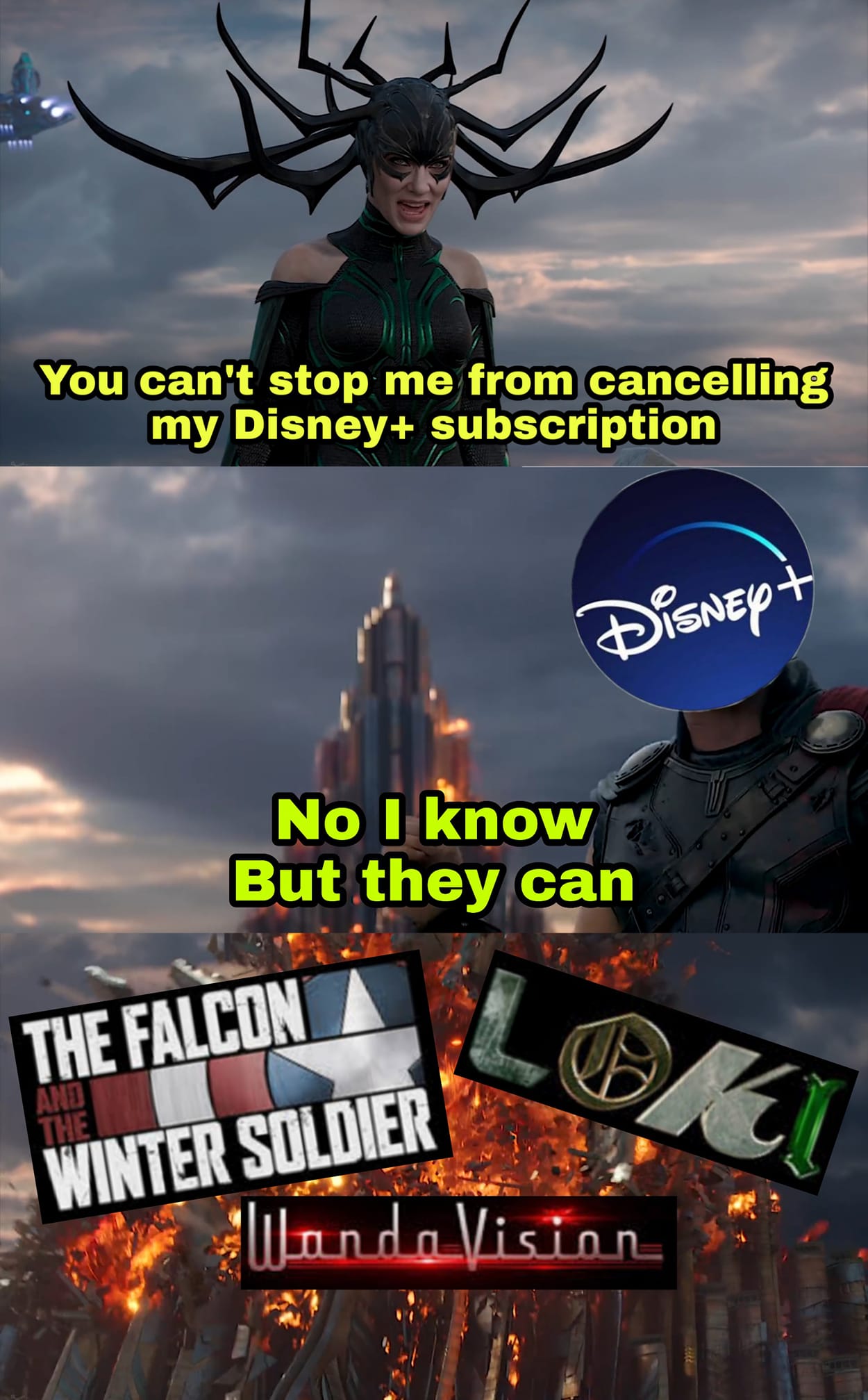 Meme Series Marvel Disney Plus
