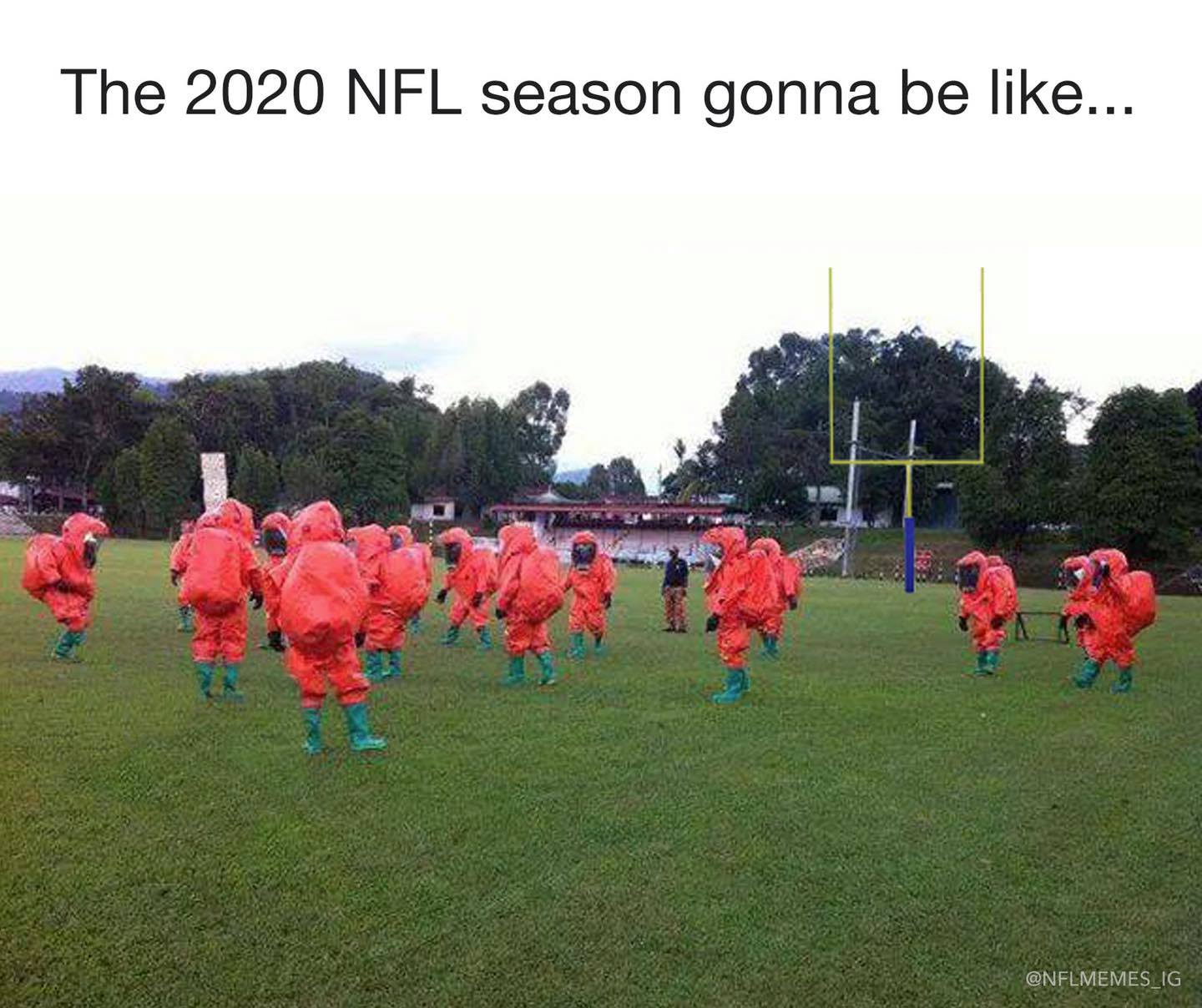 NFL Coronavirus meme