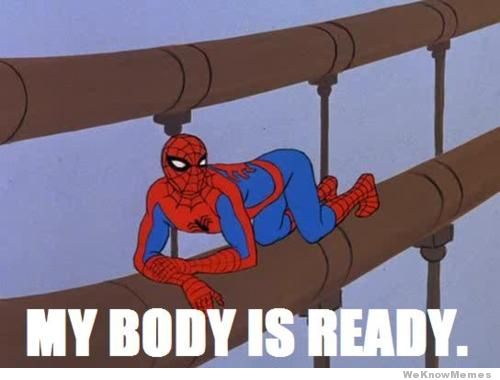 My body is ready meme spiderman