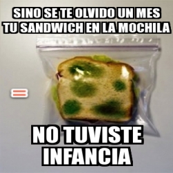 sandwich mochila meme