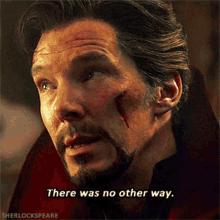 Doctor Strange there was no other way gif