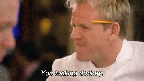Gordon Ramsay Donkey gif