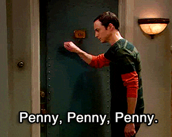 Sheldon penny gif