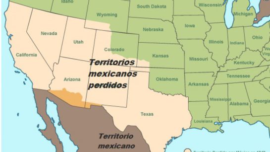 territorio mexico estados unidos santa anna