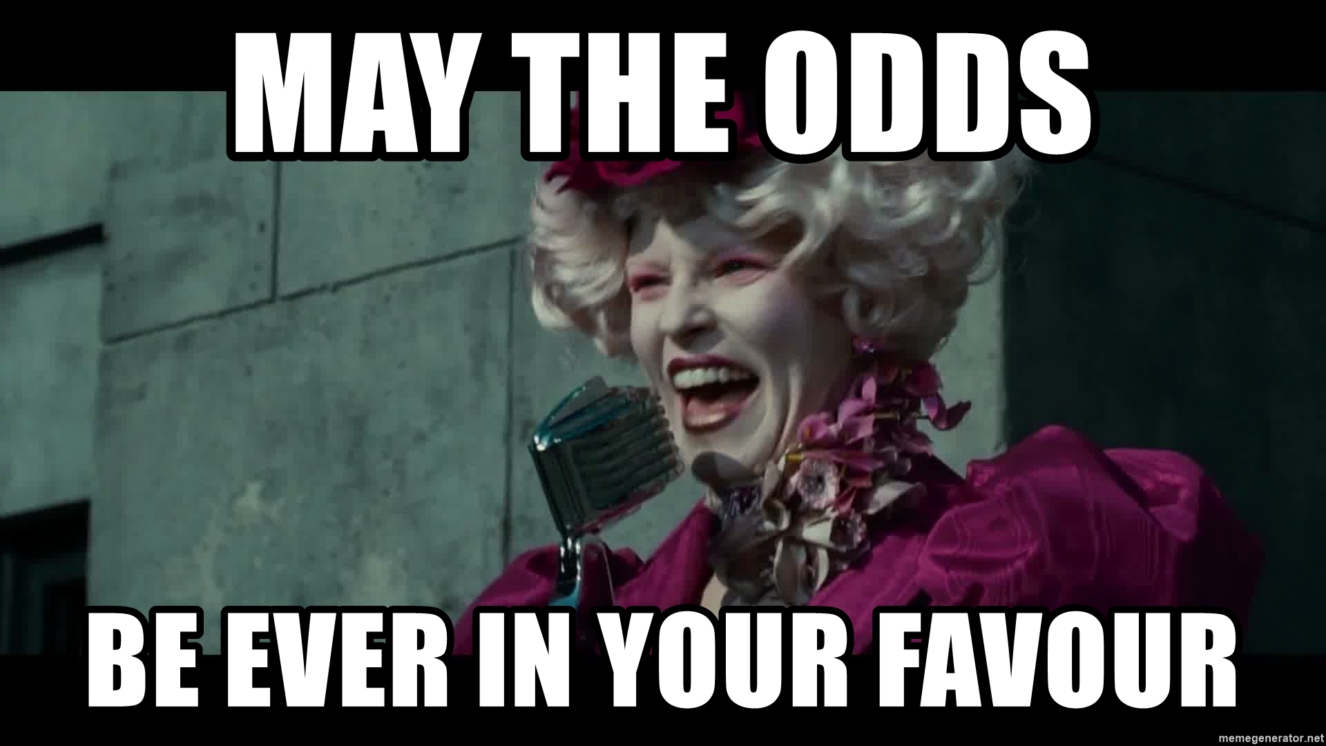 May the odds be ever in your favour