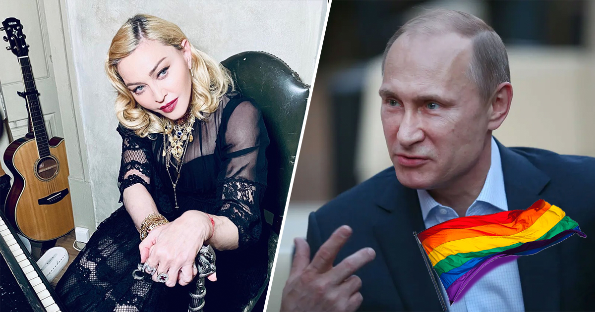 Cover Madonna Rusia Multa LGBT