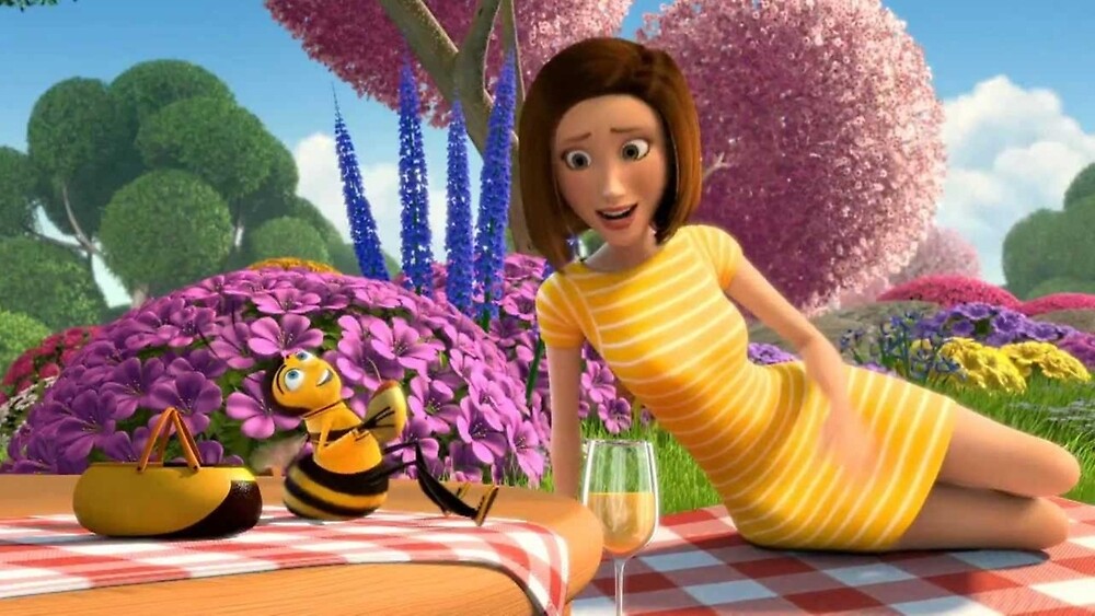 Bee Movie Vanessa and Barry picnic