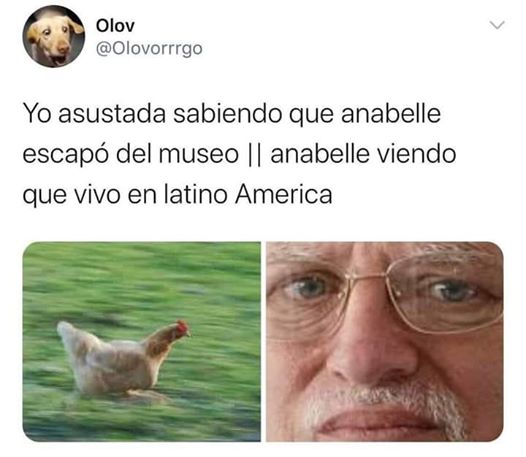 annabelle latinoamerica meme
