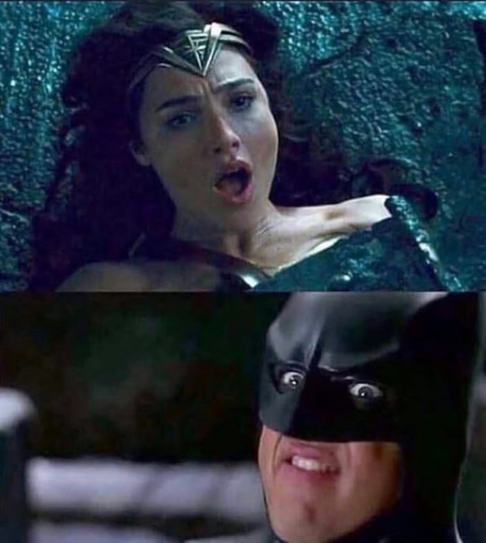 Batman lo que tú ves meme wonder woman