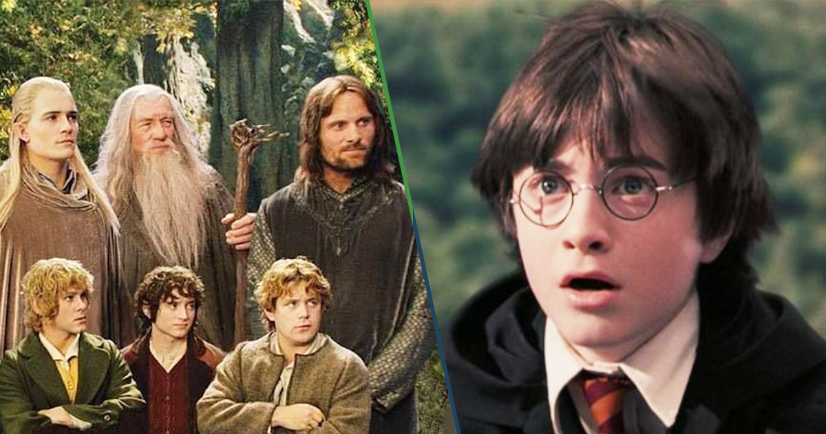 Cover El Señor de los Anillos vs Harry Potter