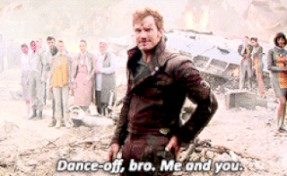 dance off bro guardians of the galaxy
