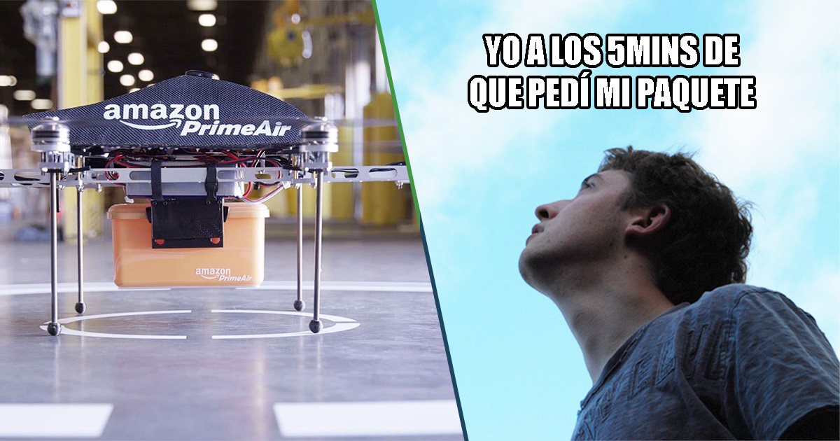 Cover Amazon Prime Air Drones Paquetes