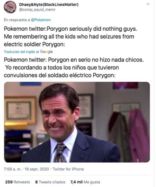 Porygon Pokemon reacciones