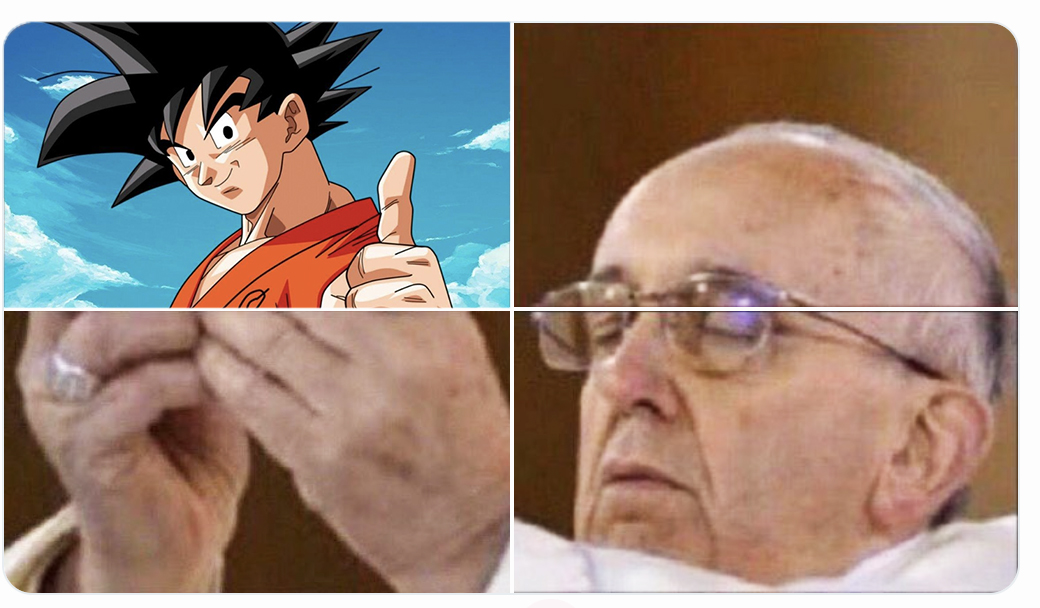 Goku Meme Hostia