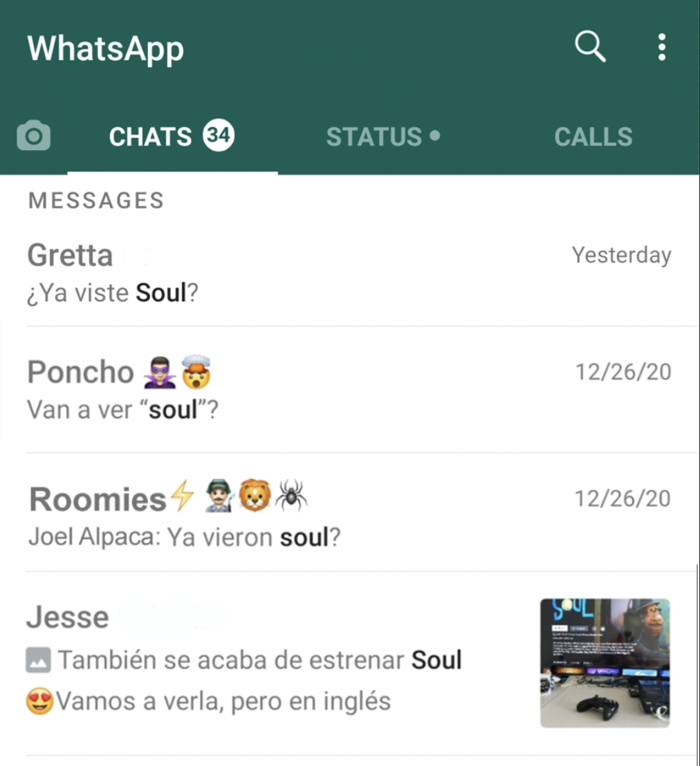 Soul WhatsApp