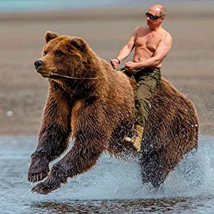 ¿Crees que sea cierto que Vladímir Putin pelea con osos?