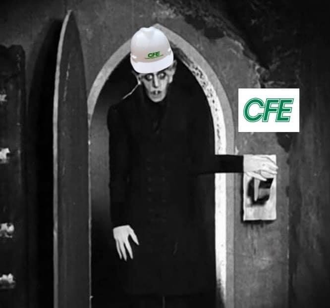 CFE Luz Nosferatu meme