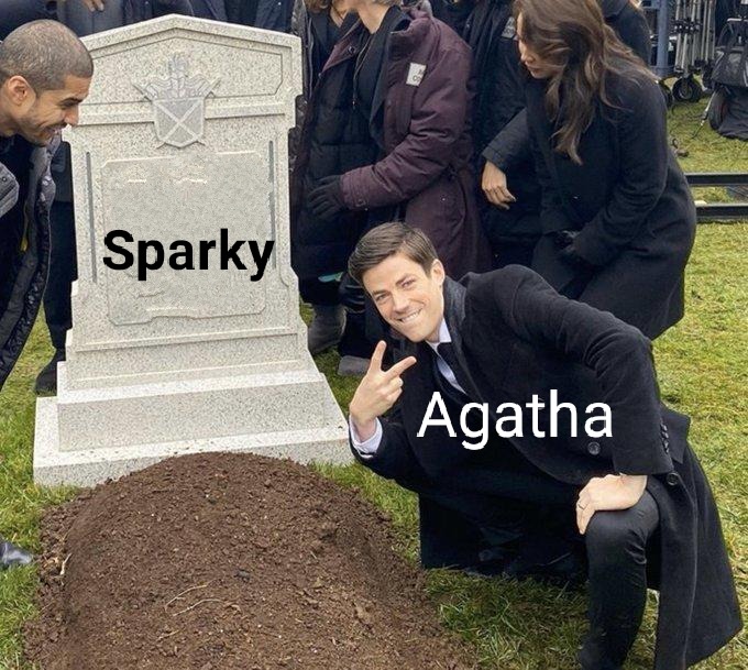 sparky agatha meme