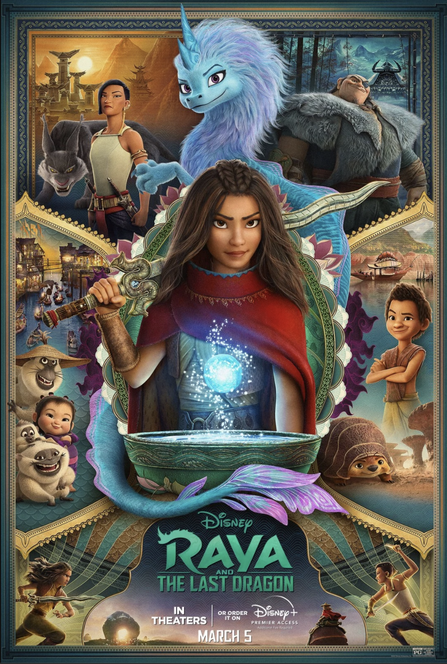 Raya and the last dragon poster