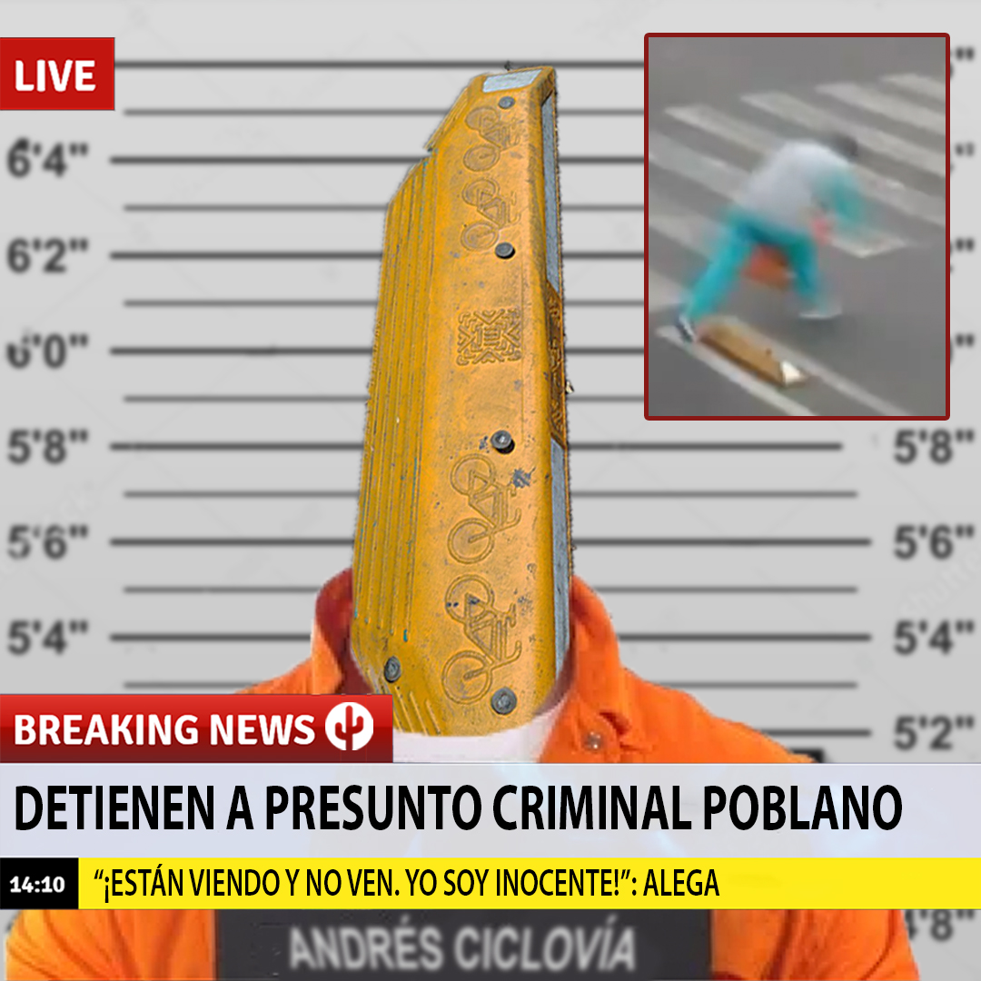 Criminal Puebla Ciclovía meme