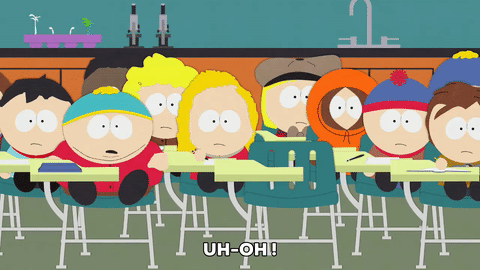 south park school gif // nota sep clases
