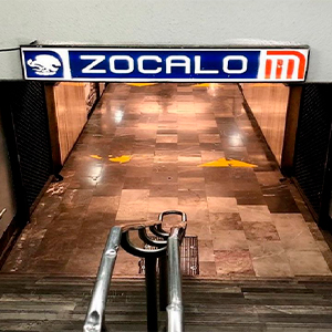 ¿Cómo llegarías al Metro Zócalo?