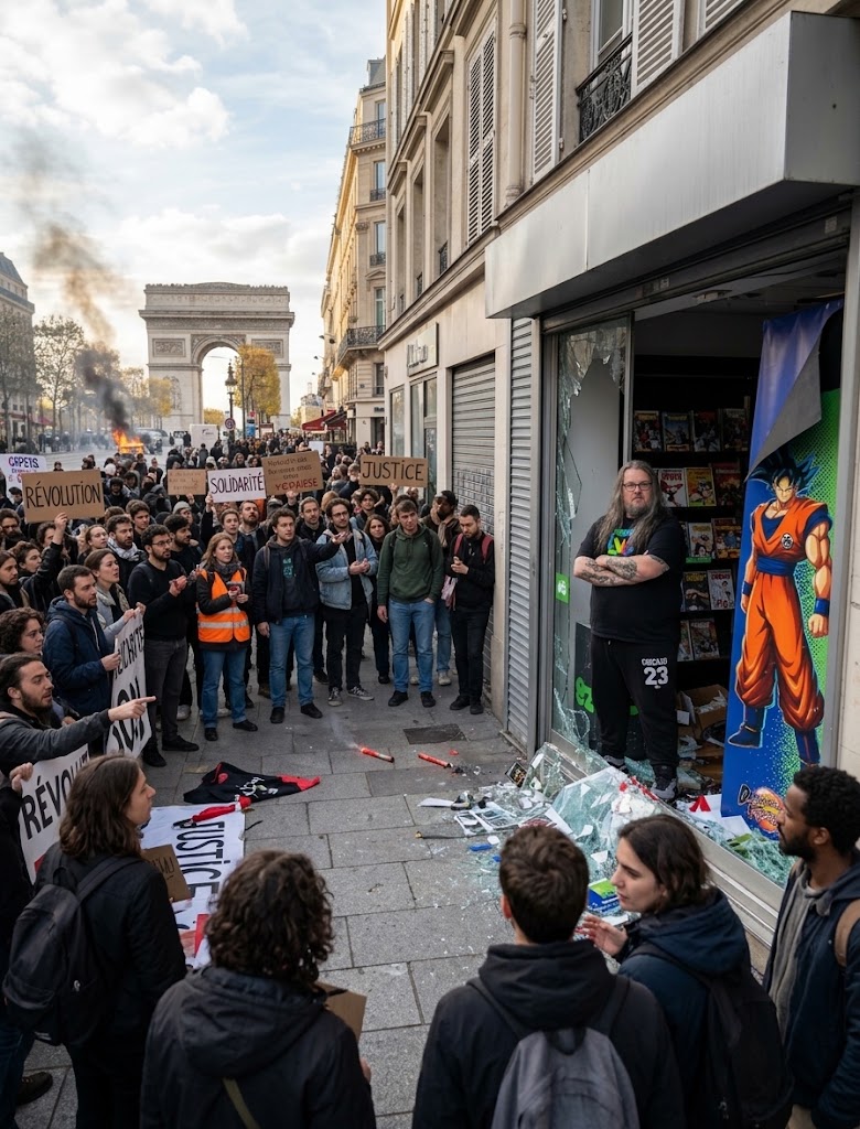 comics-goku-protesta-dueno-francia