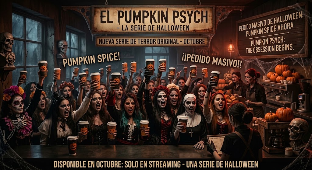 halloween, pumpkin, spice, latte, serie